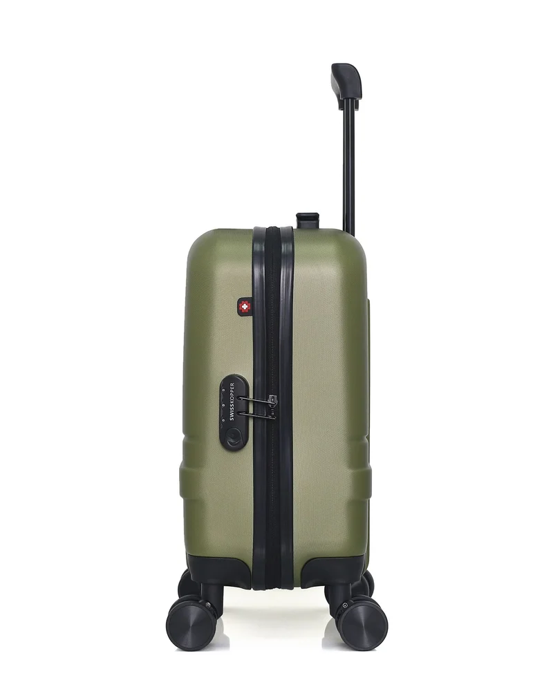 SWISS KOPPER – 4er-Pack – Großer Koffer, mittelgroßer Koffer, Handgepäck und Handgepäck XXS USTER