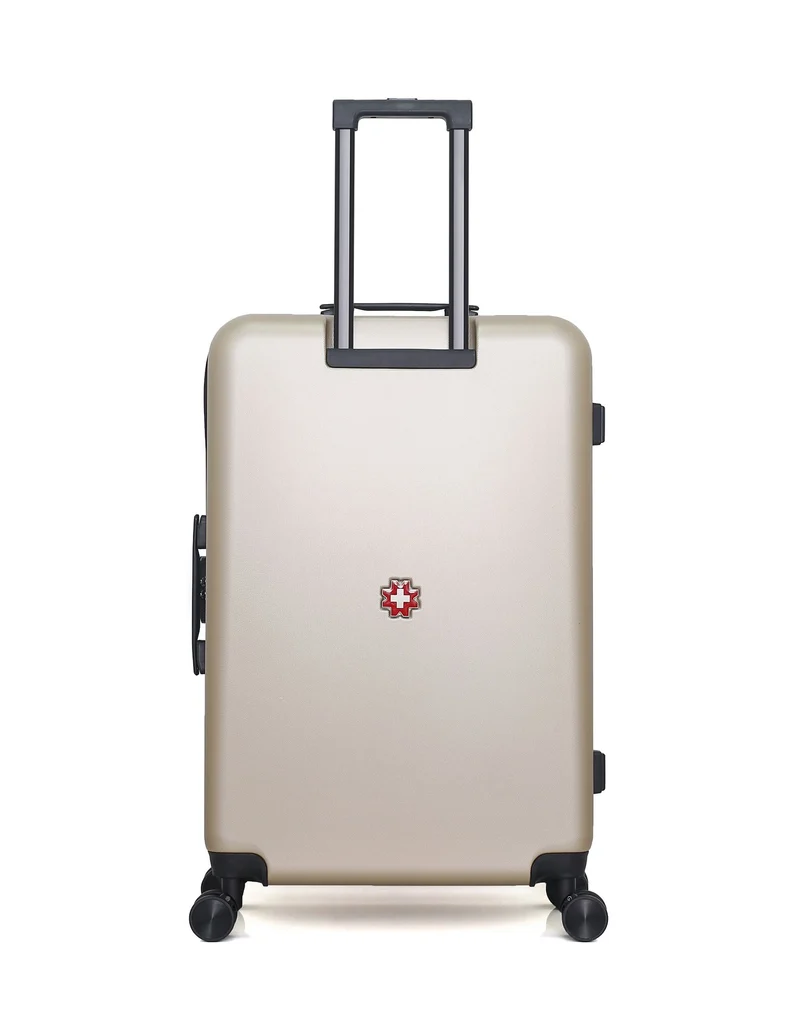 SWISS KOPPER – 4er-Pack – Großer Koffer, mittelgroßer Koffer, Handgepäck XXS und Kosmetikkoffer AIGLE
