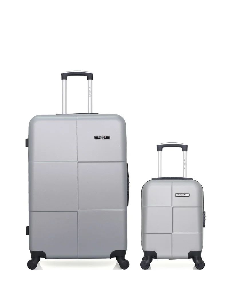 BLUESTAR – 2er-Pack – Großer Koffer und Handgepäck XXS MIAMI