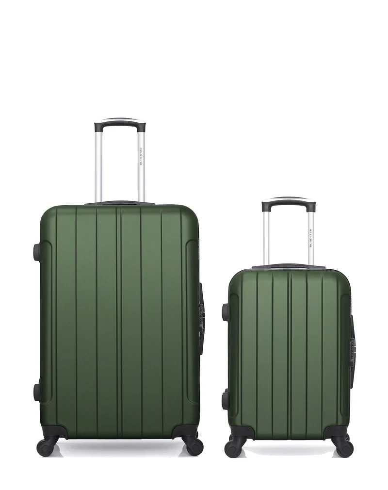 BLUESTAR – 2er-Pack – Großer Koffer und Handgepäck NAPOLI