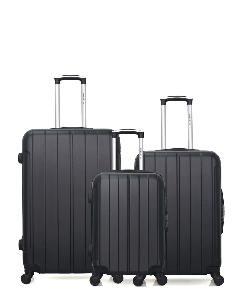 BLUESTAR – 3er-Pack – Großer Koffer, mittelgroßer Koffer und Handgepäck NAPOLI