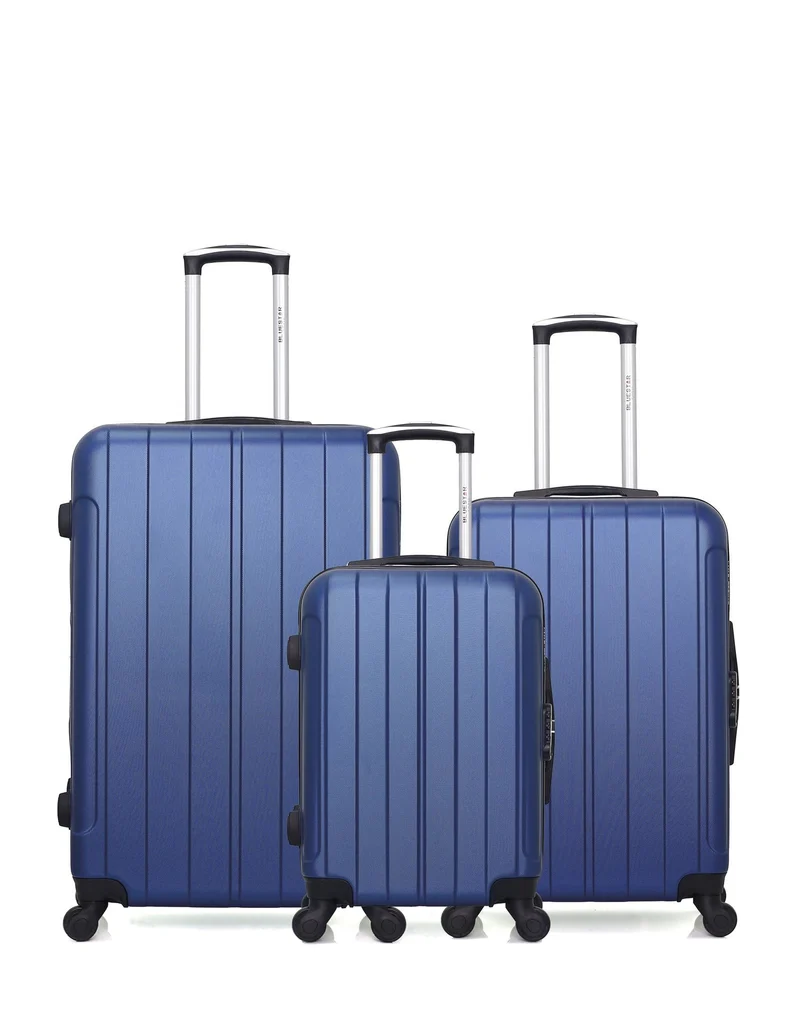 BLUESTAR – 3er-Pack – Großer Koffer, mittelgroßer Koffer und Handgepäck NAPOLI