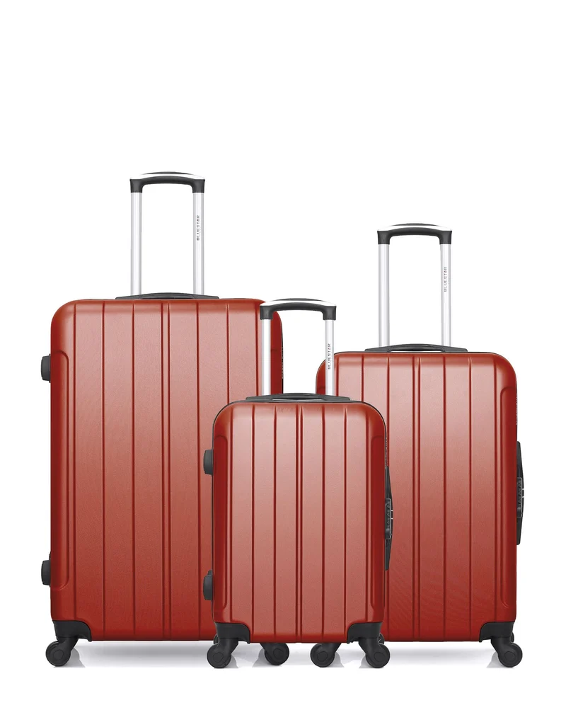 BLUESTAR – 3er-Pack – Großer Koffer, mittelgroßer Koffer und Handgepäck NAPOLI