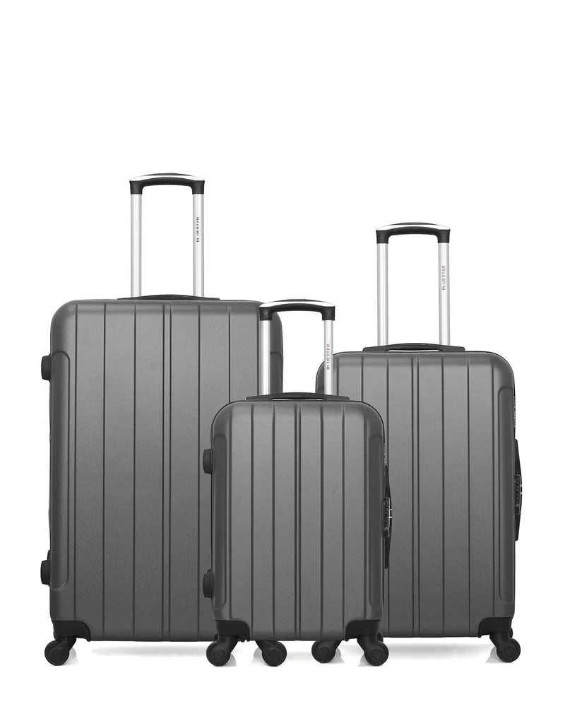 BLUESTAR – 3er-Pack – Großer Koffer, mittelgroßer Koffer und Handgepäck NAPOLI