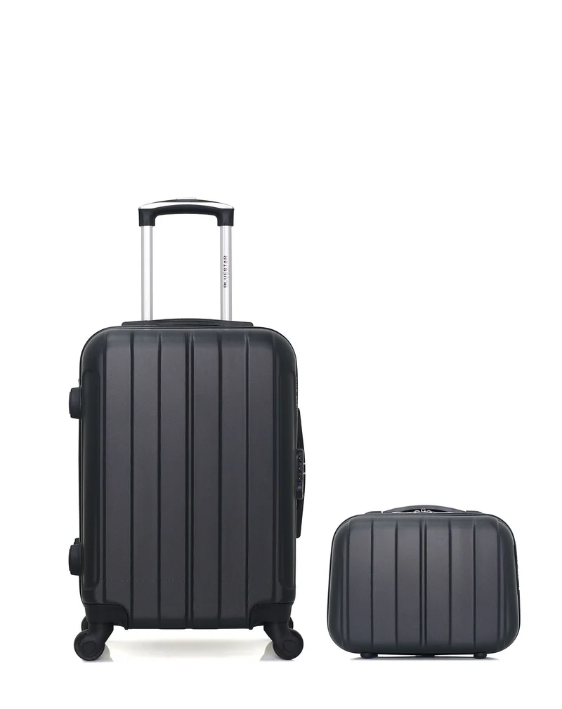 BLUESTAR – 2er-Pack – Handgepäck und Kosmetikkoffer NAPOLI