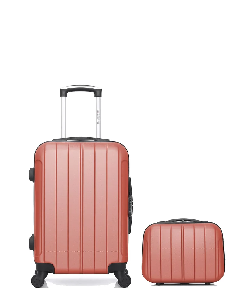 BLUESTAR – 2er-Pack – Handgepäck und Kosmetikkoffer NAPOLI