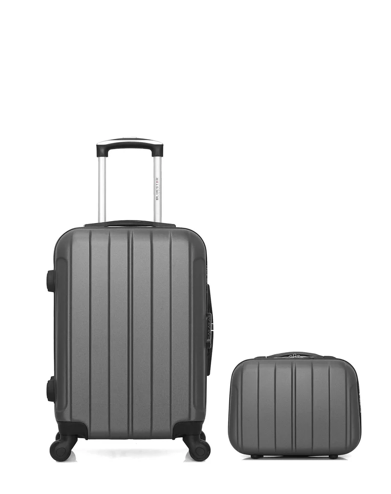 BLUESTAR – 2er-Pack – Handgepäck und Kosmetikkoffer NAPOLI