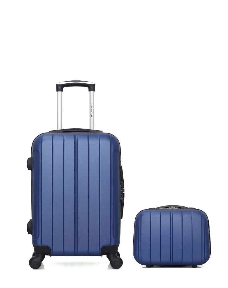 BLUESTAR – 2er-Pack – Handgepäck und Kosmetikkoffer NAPOLI