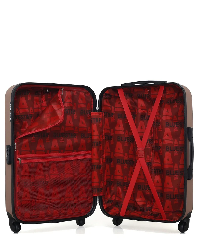 BLUESTAR – 2er-Pack – Mittelgroßer Koffer und Handgepäck XXS MIAMI