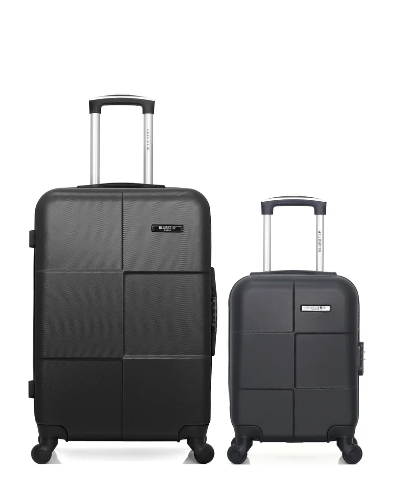 BLUESTAR – 2er-Pack – Mittelgroßer Koffer und Handgepäck XXS MIAMI
