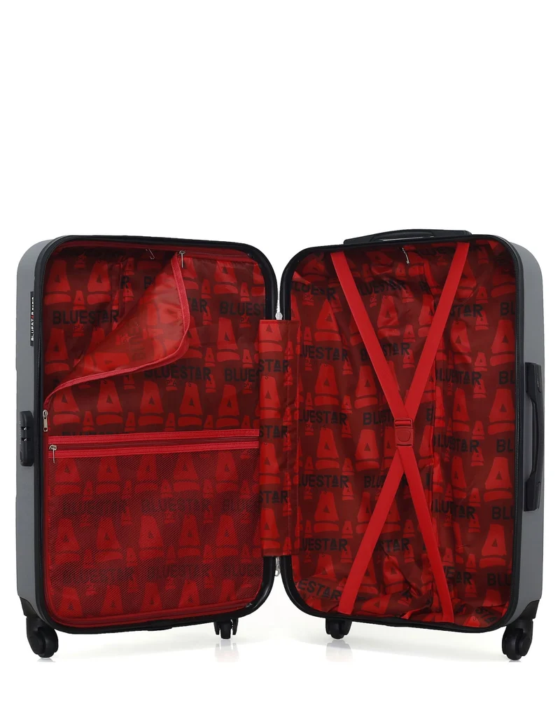 BLUESTAR – 2er-Pack – Mittelgroßer Koffer und Handgepäck XXS MIAMI