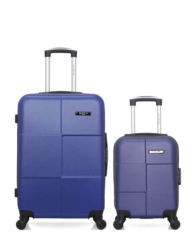 BLUESTAR – 2er-Pack – Mittelgroßer Koffer und Handgepäck XXS MIAMI