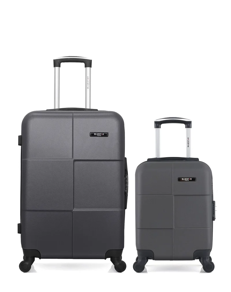 BLUESTAR – 2er-Pack – Mittelgroßer Koffer und Handgepäck XXS MIAMI