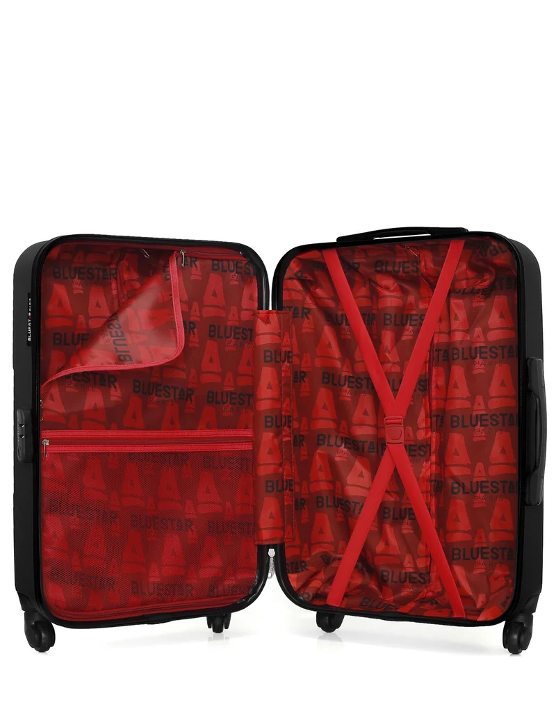 BLUESTAR – 2er-Pack – Mittelgroßer Koffer und Handgepäck XXS MIAMI