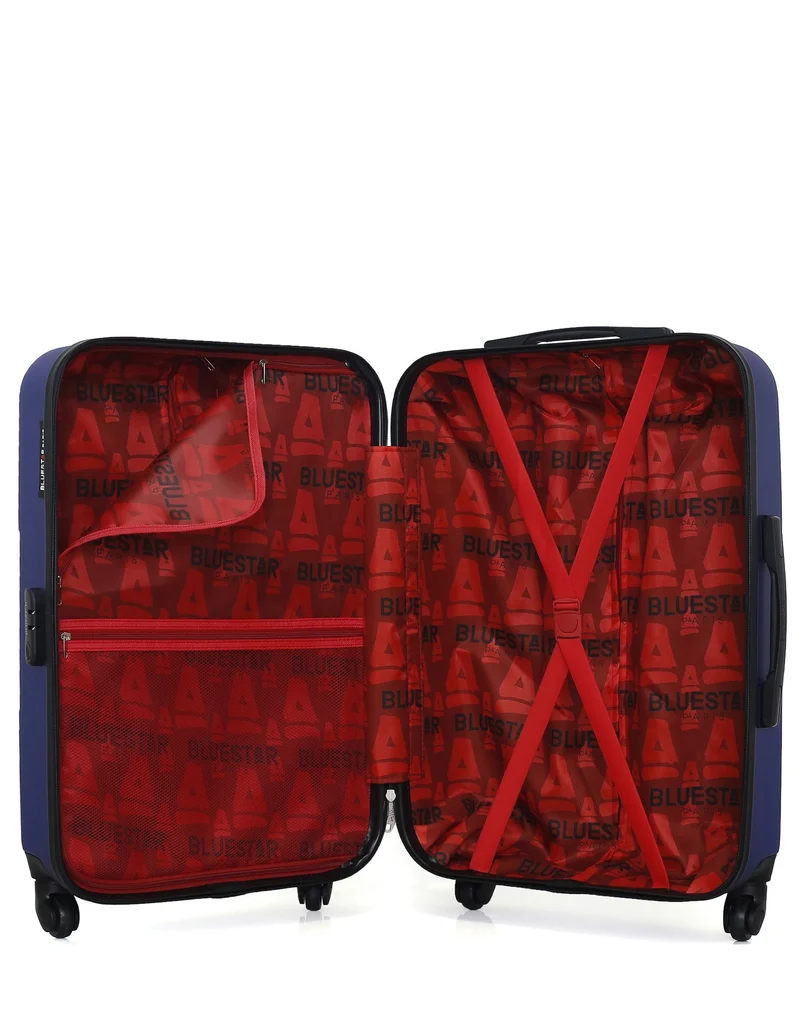 BLUESTAR – 3er-Pack – Mittelgroßer Koffer, Handgepäck und Handgepäck XXS MIAMI