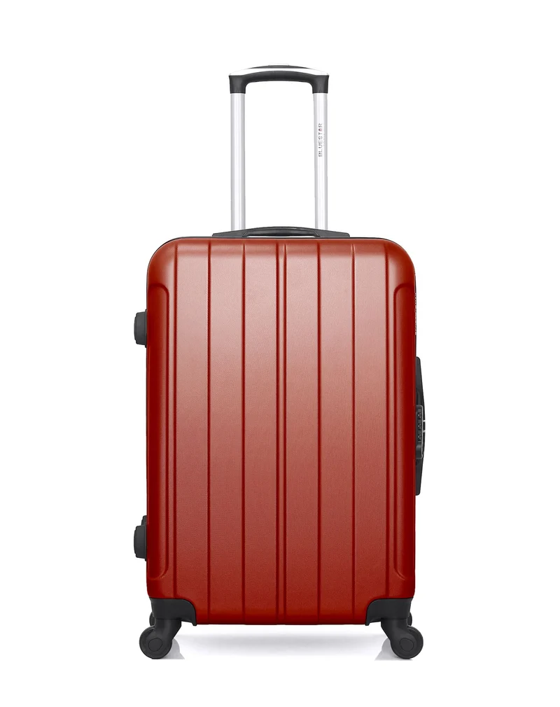 BLUESTAR – 3er-Pack – Mittelgroßer Koffer, Handgepäck und Kosmetikkoffer NAPOLI