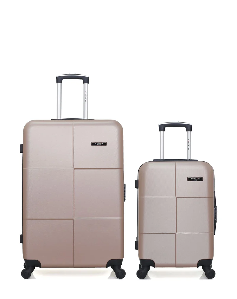 BLUESTAR – 2er-Pack – Großer Koffer und Handgepäck MIAMI