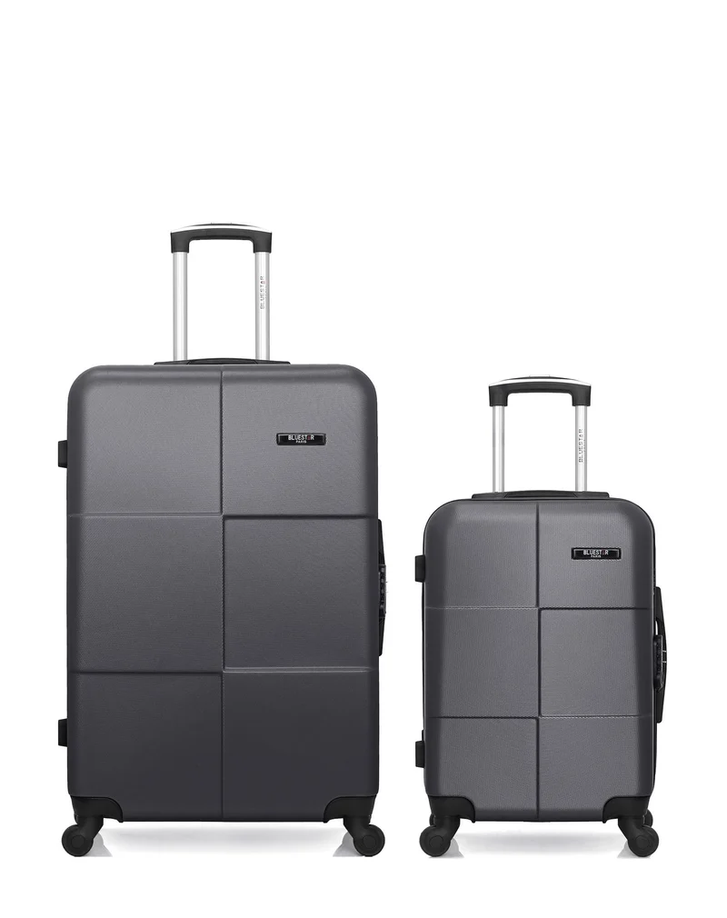 BLUESTAR – 2er-Pack – Großer Koffer und Handgepäck MIAMI