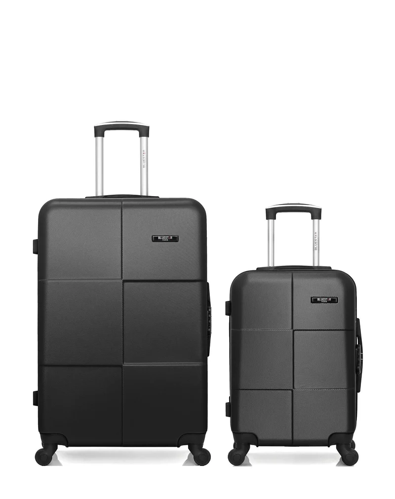 BLUESTAR – 2er-Pack – Großer Koffer und Handgepäck MIAMI