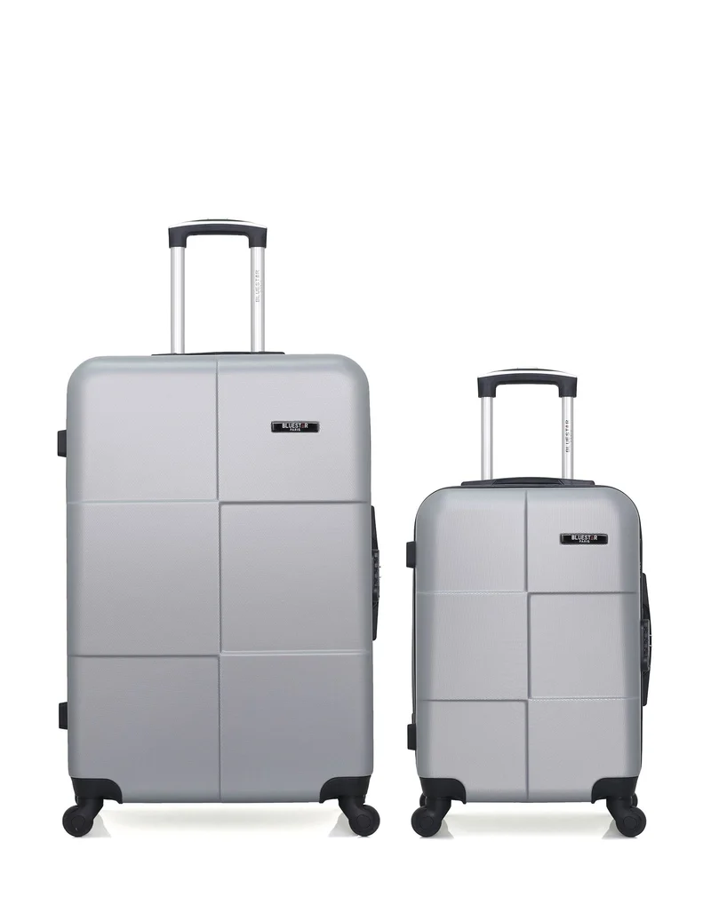 BLUESTAR – 2er-Pack – Großer Koffer und Handgepäck MIAMI