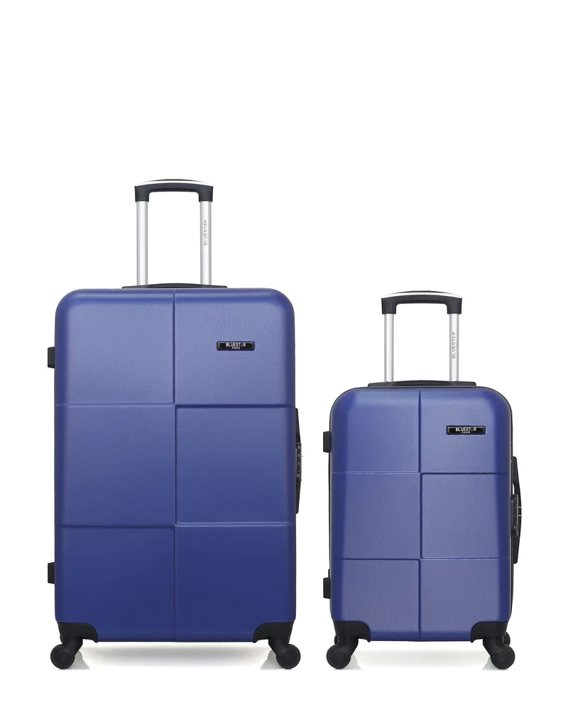 BLUESTAR – 2er-Pack – Großer Koffer und Handgepäck MIAMI