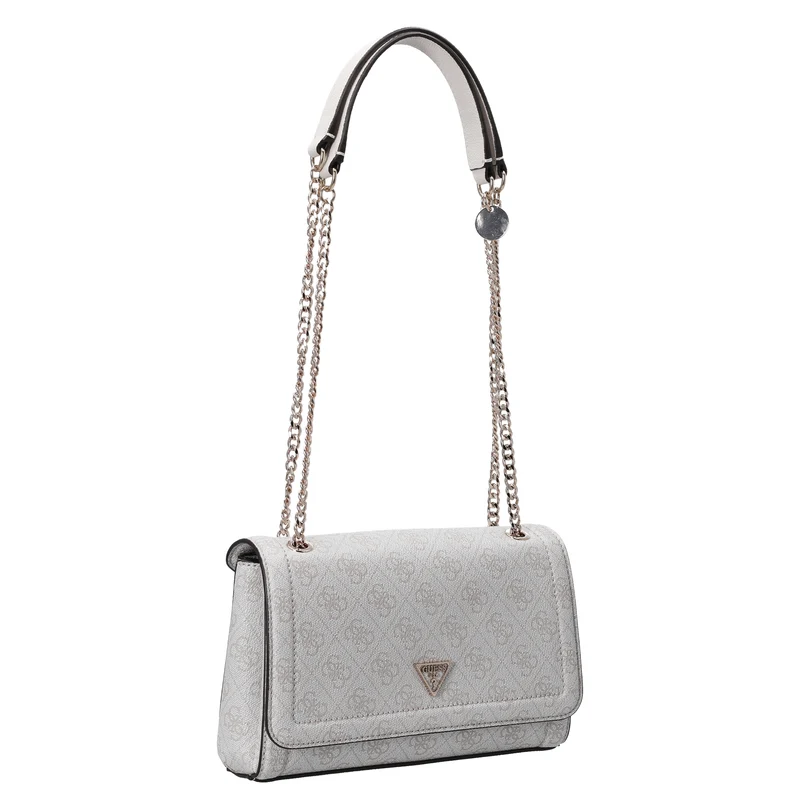 Guess Noelle II Convertible Xbody Flap - Umhängetasche 24 cm (bone logo)