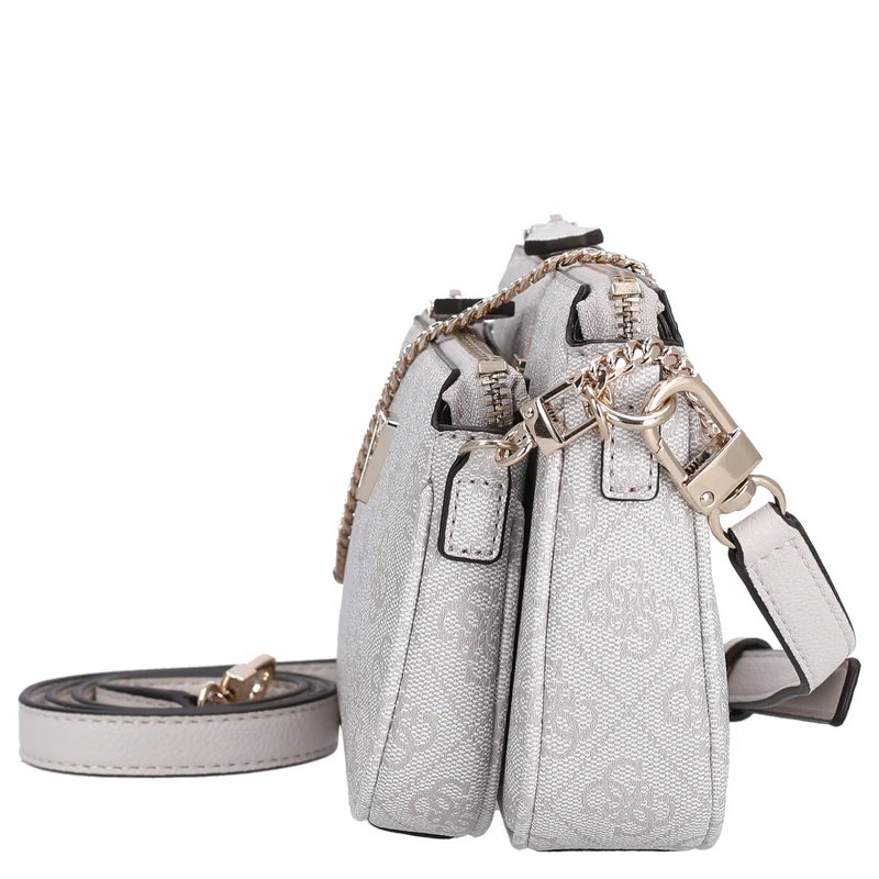 Guess Noelle II DBL - Umhängetasche 24 cm (bone logo)