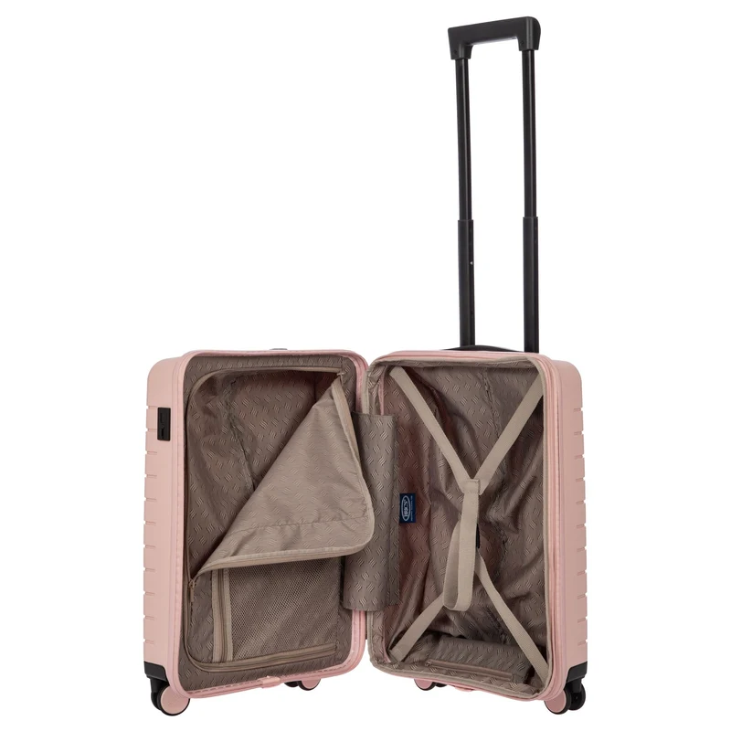 Brics BY Ulisse - 4-Rollen-Kabinentrolley 55 cm erw. (pearl pink)