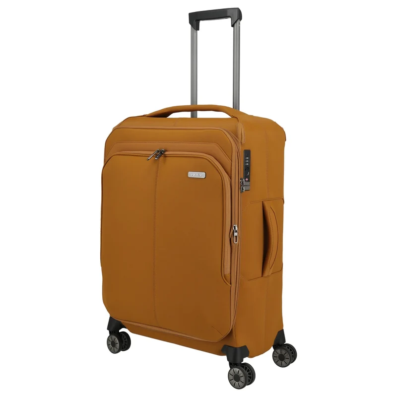 Travelite Priima - 4-Rollen-Trolley M 68 cm (curry)