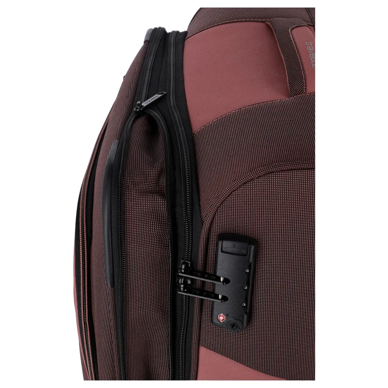 Travelite Viia - 4-Rollen-Trolley M 67 cm erw. (Frühlingsrose)