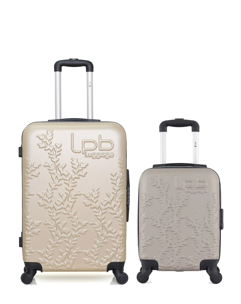 LPB LUGGAGE – 2er-Pack – Mittelgroßer Koffer und Handgepäck XXS NAIS