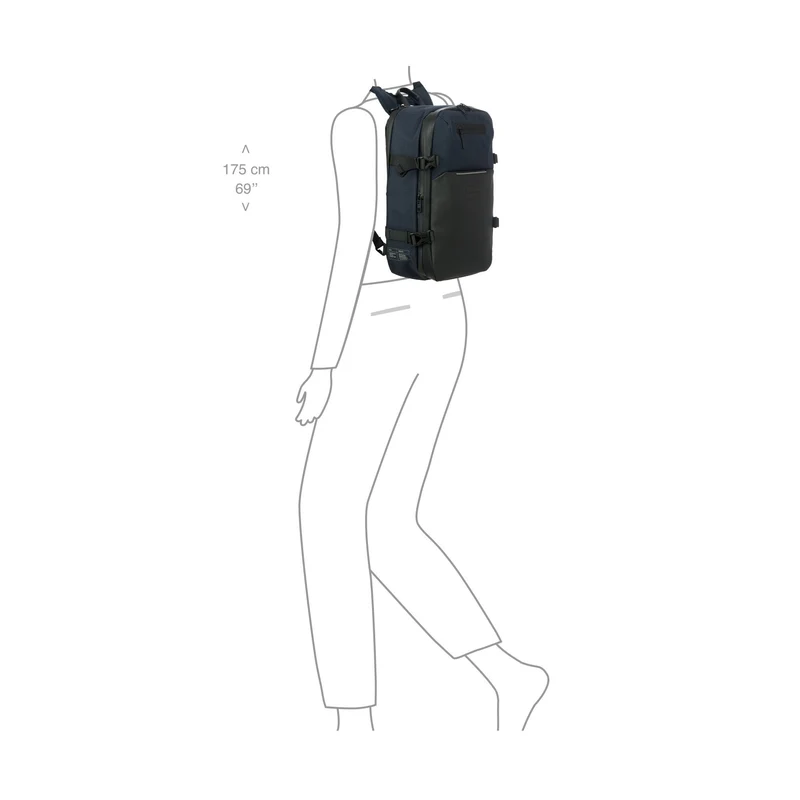 Porsche Design Urban Eco - Reiserucksack 15" 42 cm erw. USB (dark blue)