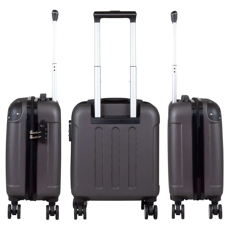 Hartschalen-Handgepäcktrolley Avalon - extra klein 45x36x20cm - Trolleygriff - Doppelrollen