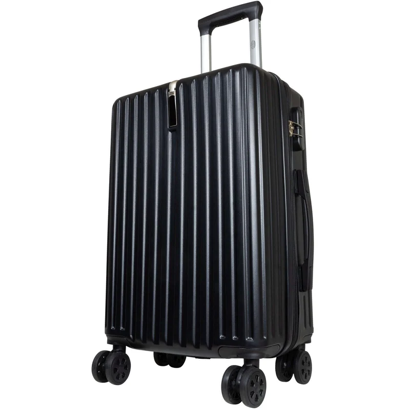 Handgepäck Boarding-Koffer Größe 55cm Hartschale Koffer-Trolley Doppelrollen Trendyshop365