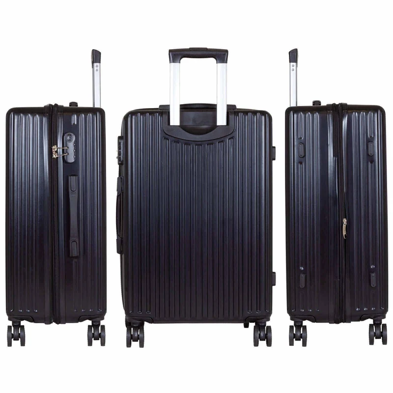 Handgepäck Boarding-Koffer Größe 55cm Hartschale Koffer-Trolley Doppelrollen Trendyshop365
