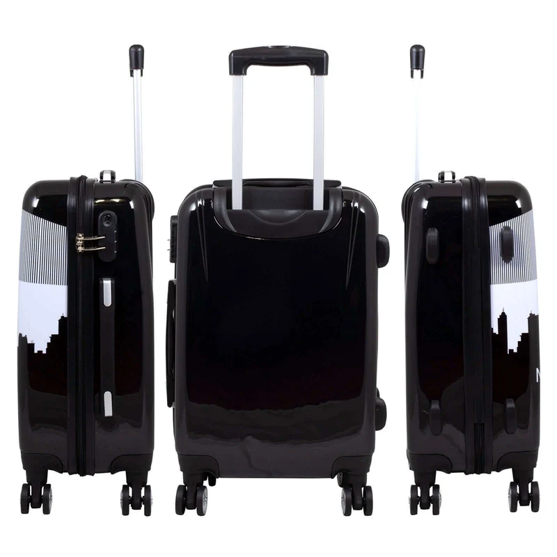 Motivkoffer Design Skyline Manhattan New York – Reisekoffer mit Motiv – Hartschale ABS/Polycarbonat – S M L – leicht & robust