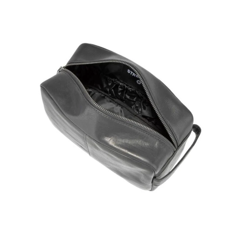 Strellson stratford 2.0 dick washbag Kulturbeutel Leder shz black