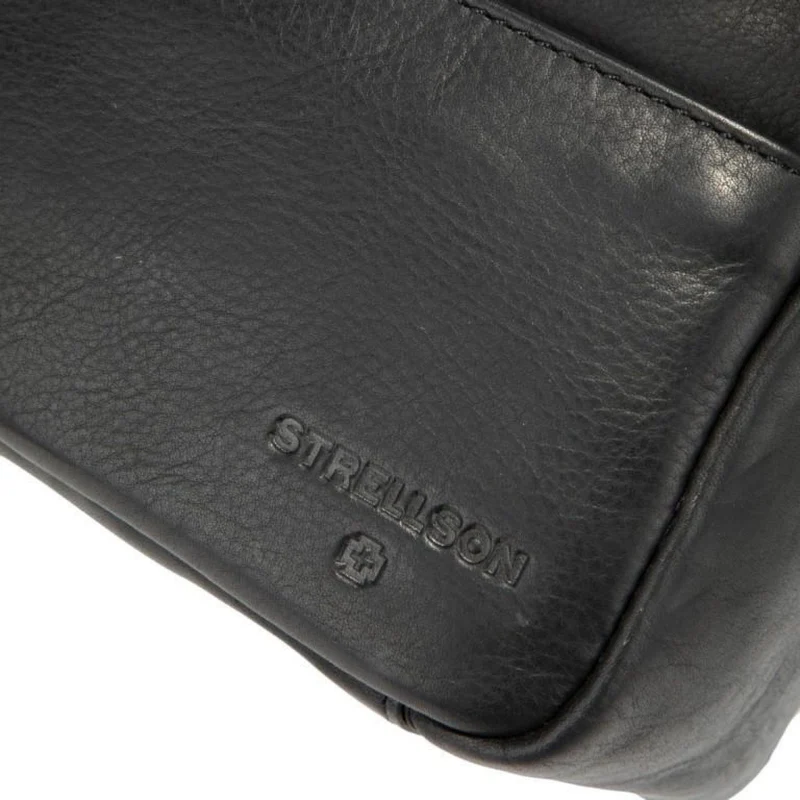 Strellson stratford 2.0 dick washbag Kulturbeutel Leder shz black