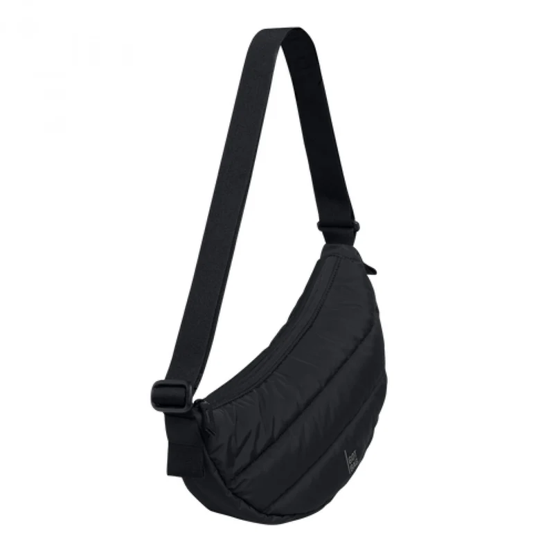 GOT BAG Puffer Moon Bag Small Monochrome Schwarz