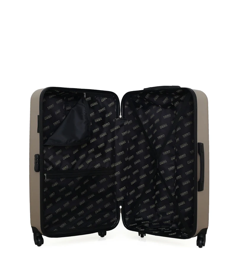 HERO – 3er-Pack – Großer Koffer, Handgepäck und Kosmetikkoffer LIPARI