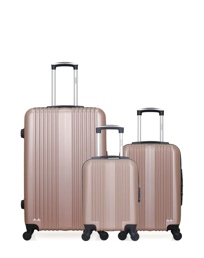 HERO - 3er-Pack – Großer Koffer, Handgepäck und Handgepäck XXS LIPARI