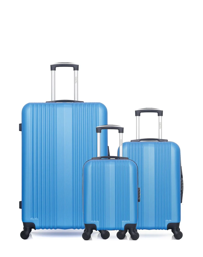HERO - 3er-Pack – Großer Koffer, Handgepäck und Handgepäck XXS LIPARI