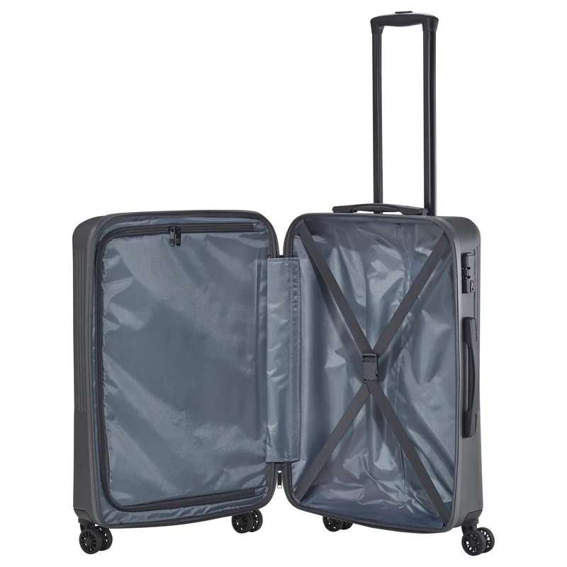 Travelite Bali - 4-Rollen-Trolley M 67 cm (anthrazit)
