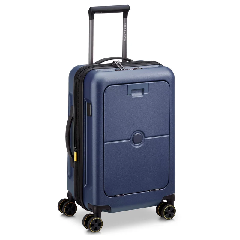 Delsey Paris Turenne 2.0 - 4-Rollen-Kabinentrolley S 56 cm erw. (nachtblau)
