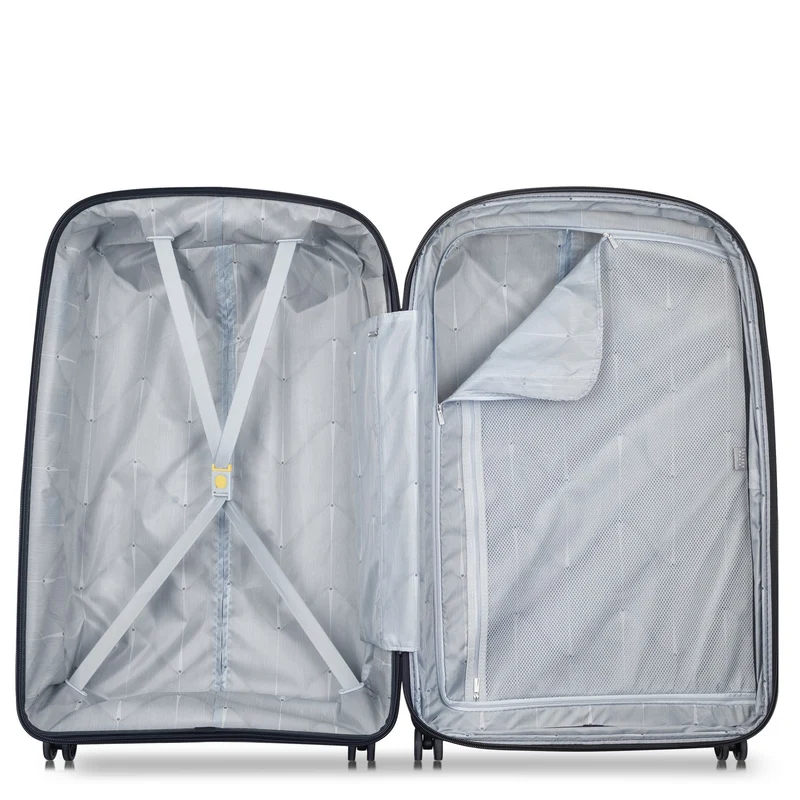 Delsey Paris Belmont Plus - 4-Rollen-Trolley recycelt 83 cm erw. (schwarz)
