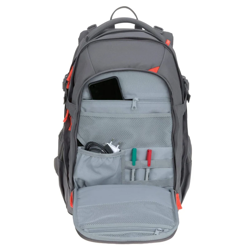 Lässig Bold Origin - Schulrucksack 46.5 cm (Anthracite/Grey)