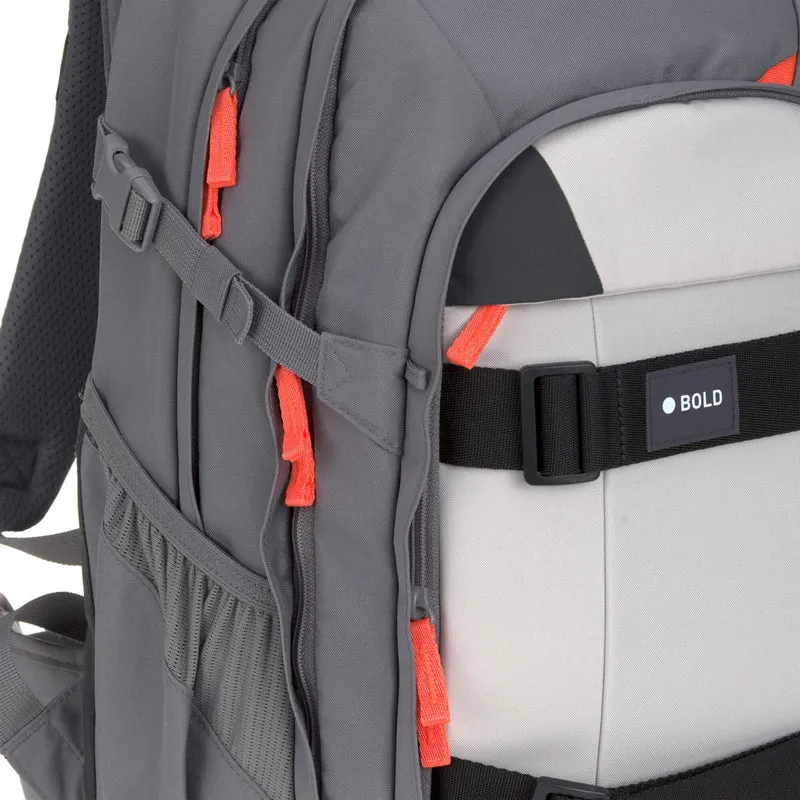 Lässig Bold Origin - Schulrucksack 46.5 cm (Anthracite/Grey)