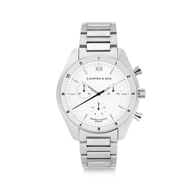 Kapten & Son Uhr Rise Small Steel 39Mm Silber