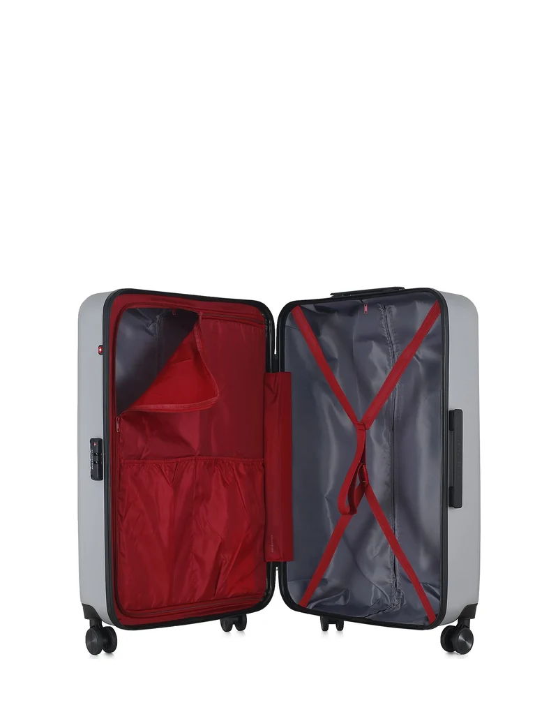 SWISS KOPPER – 4er-Pack – Großer Koffer, mittelgroßer Koffer, Handgepäck und Handgepäck XXS WIL