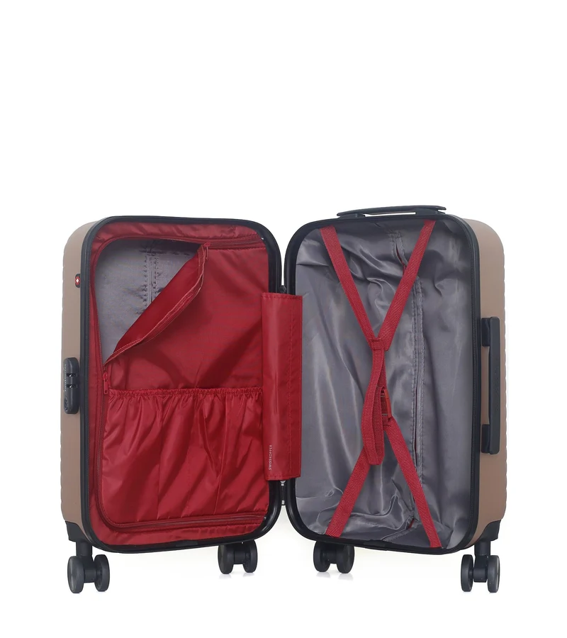 SWISS KOPPER – 3-Pack – Handgepäck, Handgepäck XXS und Kosmetikkoffer SPIEZ
